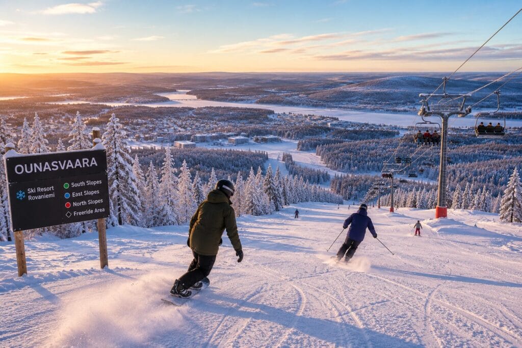 Ski or Snowboard at Ounasvaara